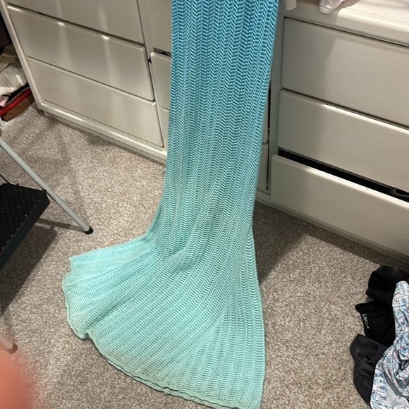 Lovers and Friends Katrina Mesh Maxi Dress in Blue Ombre size XS - Picture 7 of 10